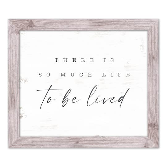 So Much Life To Be Lived Western Framed Print